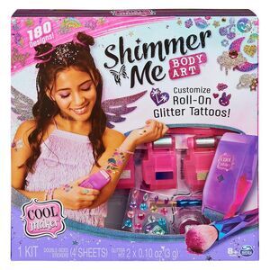 Cool Maker Shimmer Me Body Art with 4 Metallic Foils and 180 Designs